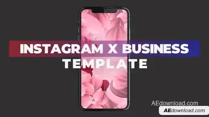 Instagram for Business LOVE Elements template preview