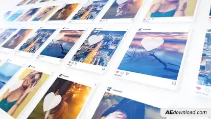 Instagram Intro Logo Stings template preview