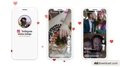Instagram Live Stream Openers template preview