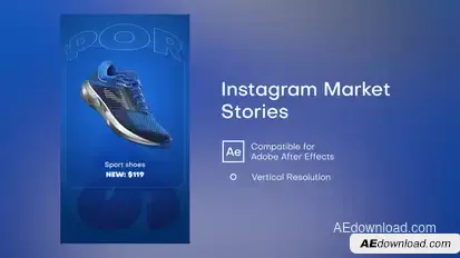 Instagram Market Story Product Promo template preview