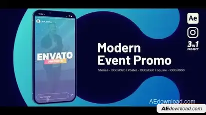 Instagram Modern Event Promo Openers template preview