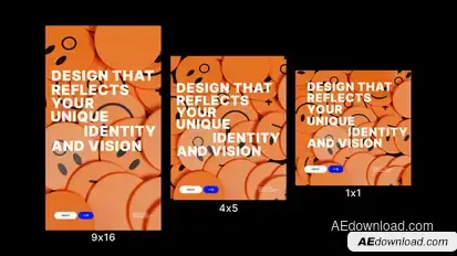 Instagram Modern Typography Poster Video Displays template preview