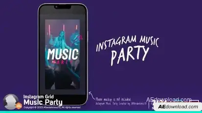 Instagram Music Party Openers template preview