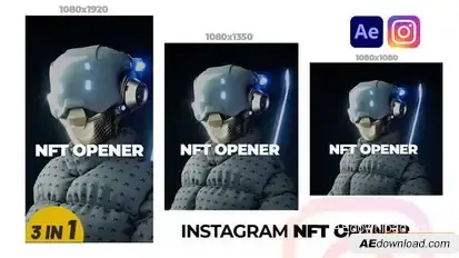 Instagram NFT Opener Promo Openers template preview