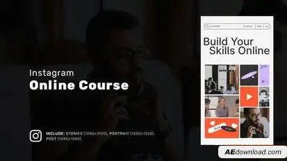 Instagram Online Course Promo Openers template preview