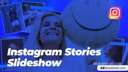 Instagram Photo Frames Slideshow Video Displays template preview