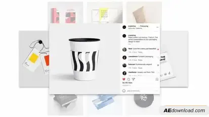 Instagram Portfolio Promo Openers template preview