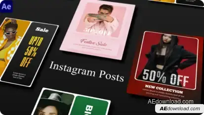 Instagram Posts Product Promo template preview