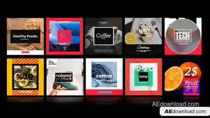 Instagram Product Posts Product Promo template preview