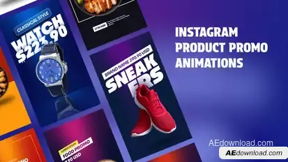 Instagram Product Promo Animations | Vertical Resolutions Product Promo template preview