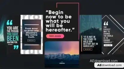 Instagram Quotes Stories Titles template preview