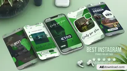 Instagram Reel Video Displays template preview