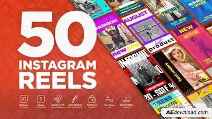 Instagram Reels Product Promo template preview