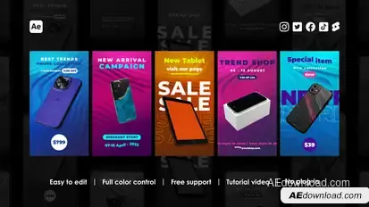 Instagram Reels Product Promo template preview