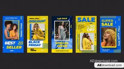 Instagram Reels broadcast-packages template preview