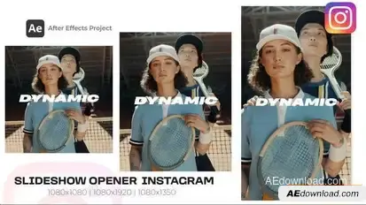 Instagram Reels Dynamic Stomp Opener Openers template preview