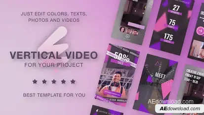 Instagram Reels Pink Violet Product Promo template preview