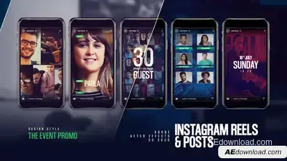 Instagram Reels The Event Promo Product Promo template preview