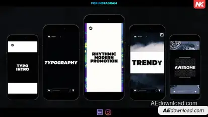 Instagram Reels Typography Promo Product Promo template preview