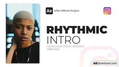 Instagram Rhythmic Intro Openers template preview
