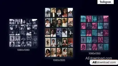 Instagram Showreel Openers template preview