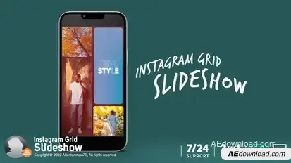 Multiscreen Instagram Slideshow Reel Product Promo template preview