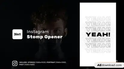 Instagram Stomp Opener Openers template preview