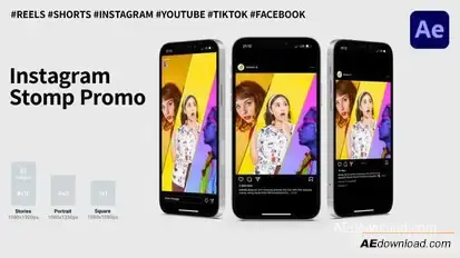 Instagram Stomp Promo Openers template preview