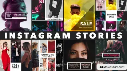 Instagram Stories Openers template preview