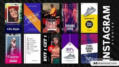 Instagram Stories Product Promo template preview