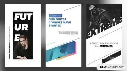 Instagram Stories Titles template preview