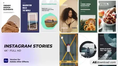 Instagram Stories Titles template preview