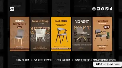 Instagram Stories Product Promo template preview