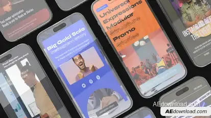 Instagram Stories Video Displays template preview