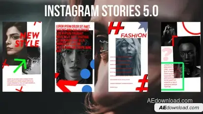 Instagram Stories 5.0 | AE Titles template preview
