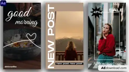 Instagram Stories - AE Product Promo template preview