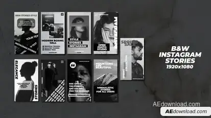 Instagram Stories | AE Elements template preview