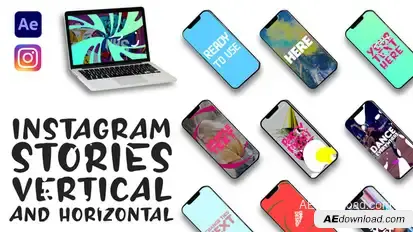 Instagram Stories | After Effects Infographics template preview