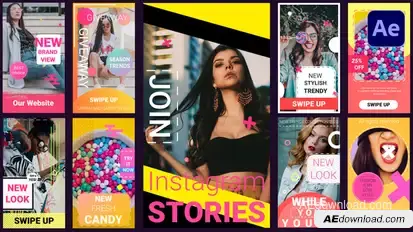 Instagram Stories | After Effects Elements template preview