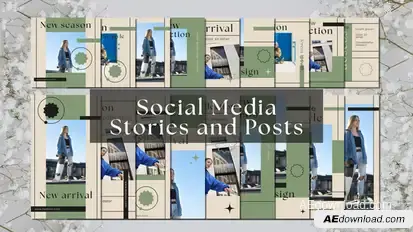 Instagram Stories and Posts Elements template preview