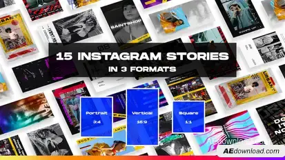 45 Dynamic Instagram Stories Reels Product Promo template preview