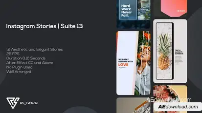 Instagram Stories | Clean Media Zone V.02 | Suite 13 Product Promo template preview
