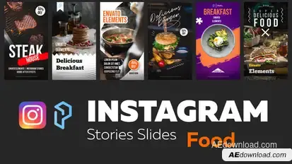 Instagram Stories Food Product Promo template preview