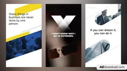 Instagram Stories II Titles template preview