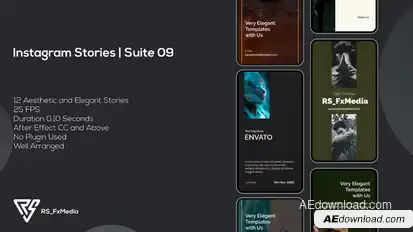 Instagram Stories | Minimal Floor | Suite 09 Product Promo template preview