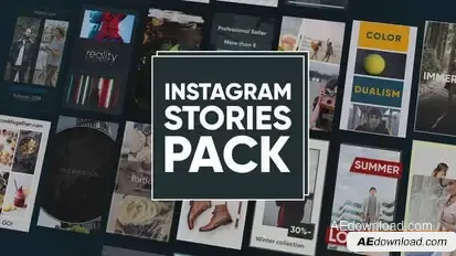 Videohive Instagram Stories Pack 22397597 Video Displays template preview