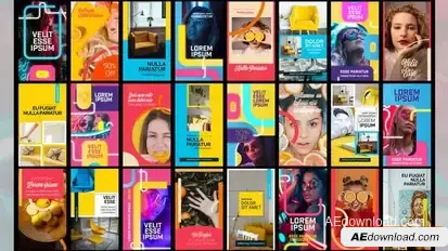 Instagram Stories Pack Openers template preview