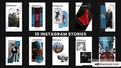 Instagram Stories Pack Openers template preview