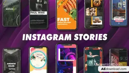 Instagram Stories Package Product Promo template preview