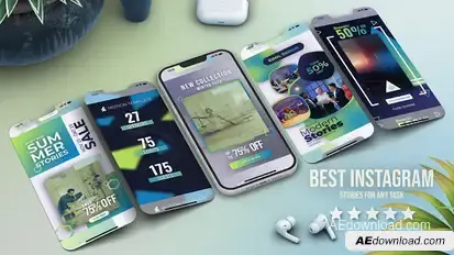 Instagram Stories Reels Product Promo template preview